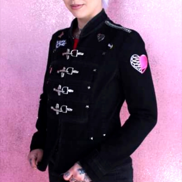 Tripp nyc Jackets & Blazers - SOLD! W/ free ChemRo tee! BlackParade Pt.2- TRIPP Nyc upcycled MyChemRo gothic